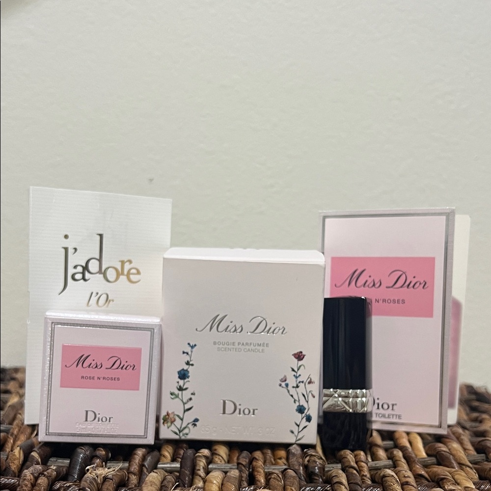 Dior Miss Dior Candle - Lipstick & Perfume Set